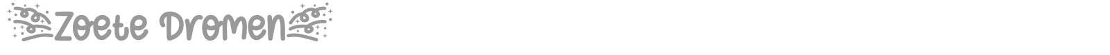 Zoete Dromen font preview